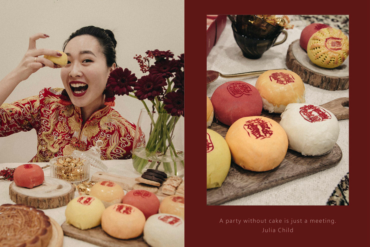 再次穿上龍鳳掛首次喜餅開箱獻給「香港80年奇華餅家」- 鹹甜交織而不膩的幸福喜餅 - 第19張圖