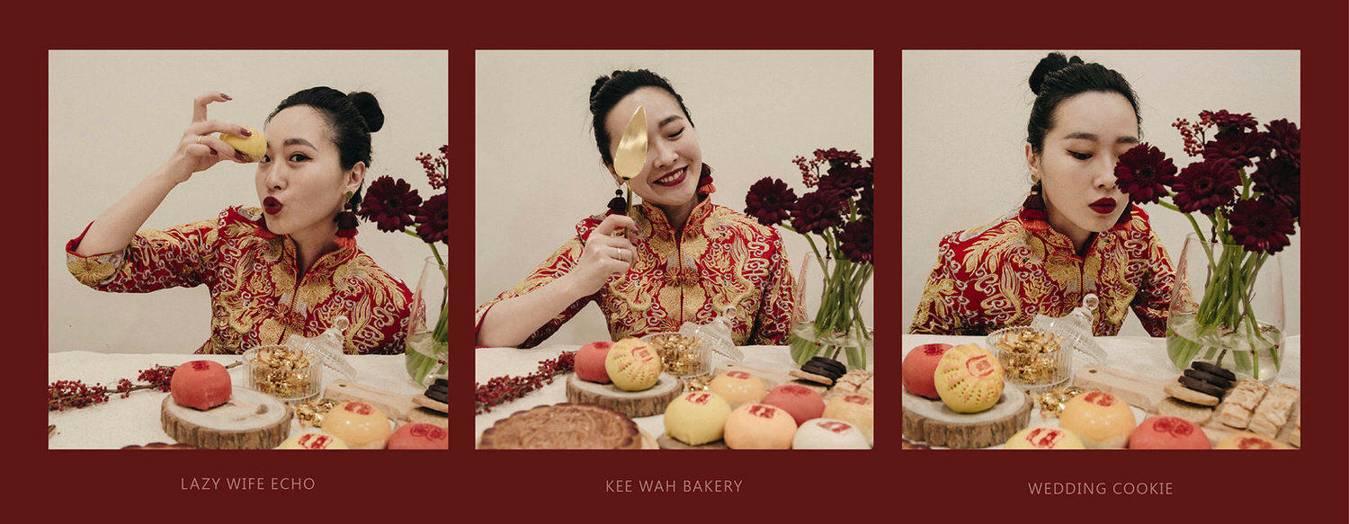 再次穿上龍鳳掛首次喜餅開箱獻給「香港80年奇華餅家」- 鹹甜交織而不膩的幸福喜餅 - 第3張圖