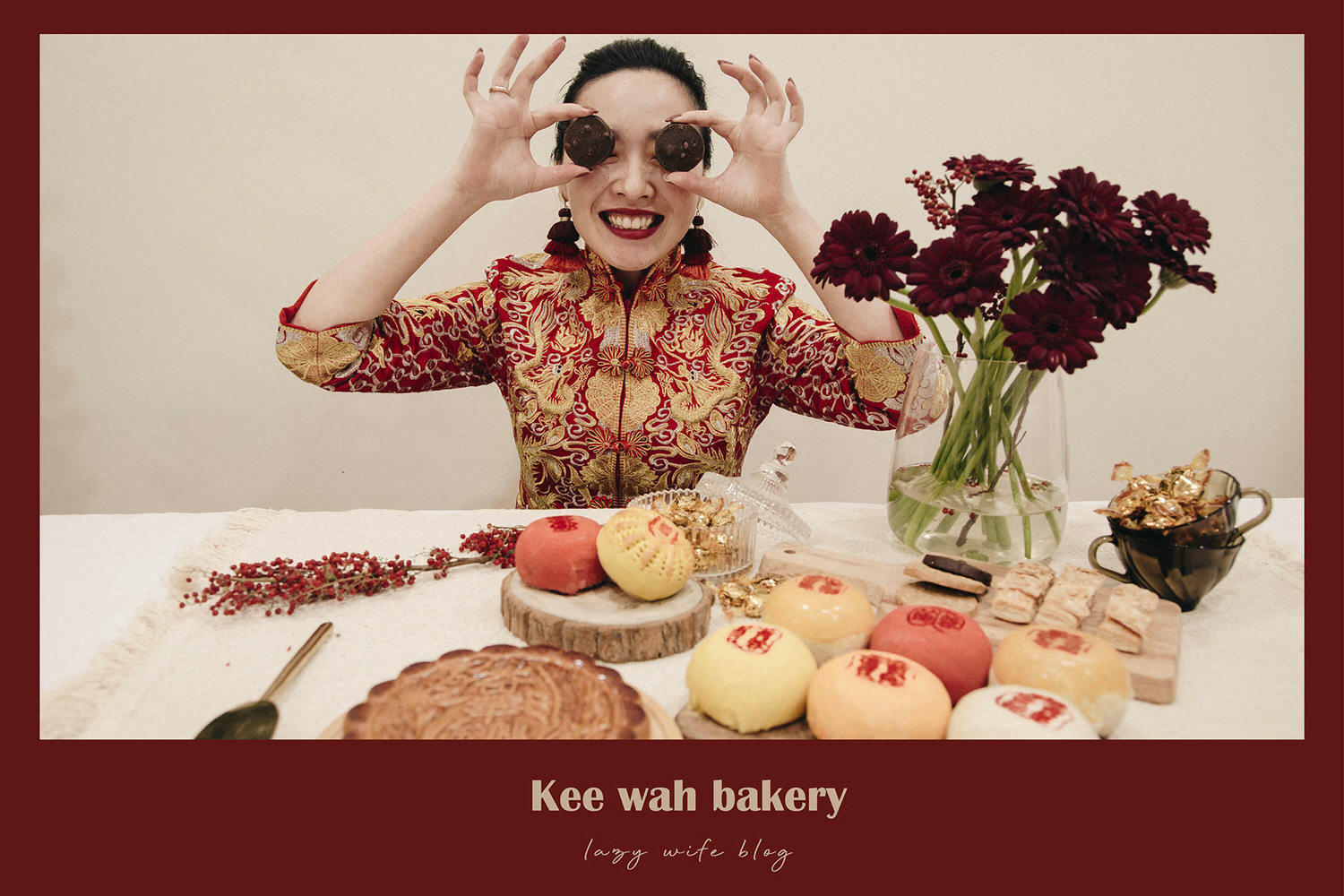 再次穿上龍鳳掛首次喜餅開箱獻給「香港80年奇華餅家」- 鹹甜交織而不膩的幸福喜餅 - 第14張圖