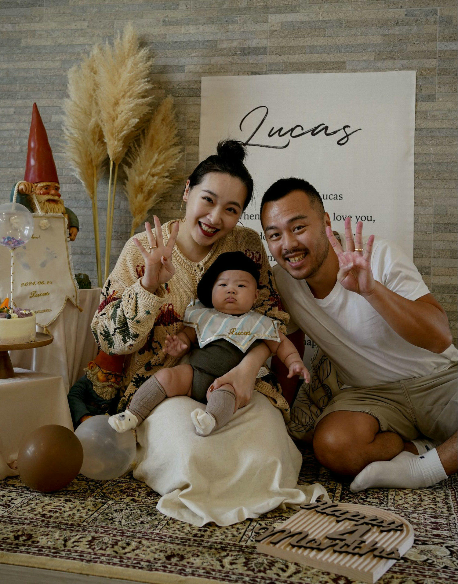 小泰山四個月收涎派對不藏私大公開|寶寶收涎派對如何佈置|收涎吉祥話|收涎餅乾 - 第17張圖